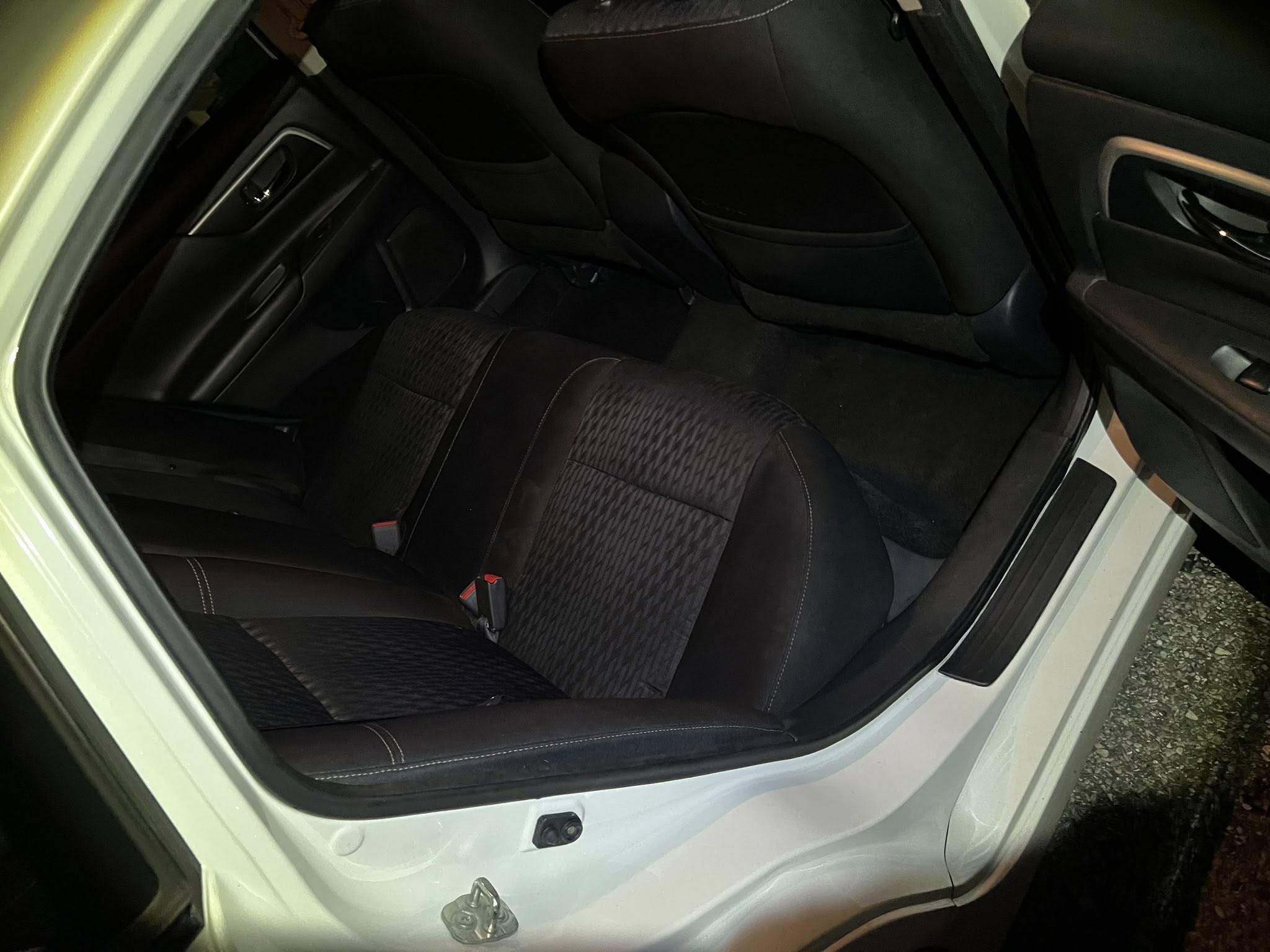 Car interior after professional detailing service York PA - Krouts mobile detailing transformation results